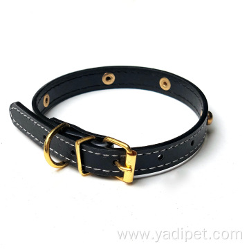 pet dog accessories rivet pet Eco-friendly PU leather